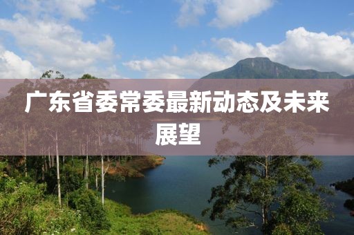 广东省委常委最新动态及未来展望