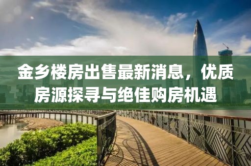 金乡楼房出售最新消息，优质房源探寻与绝佳购房机遇
