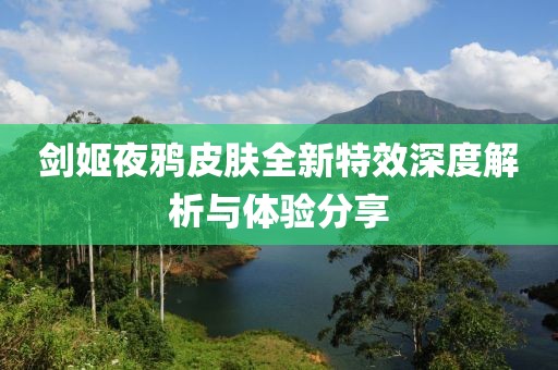 剑姬夜鸦皮肤全新特效深度解析与体验分享