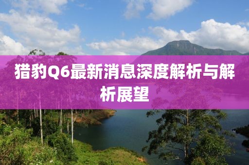 猎豹Q6最新消息深度解析与解析展望