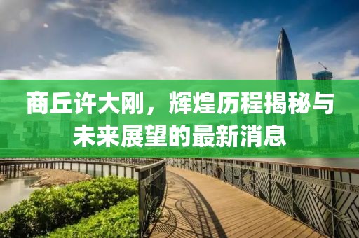 商丘许大刚，辉煌历程揭秘与未来展望的最新消息