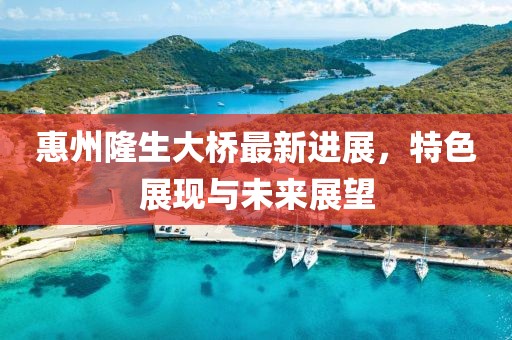 惠州隆生大桥最新进展，特色展现与未来展望