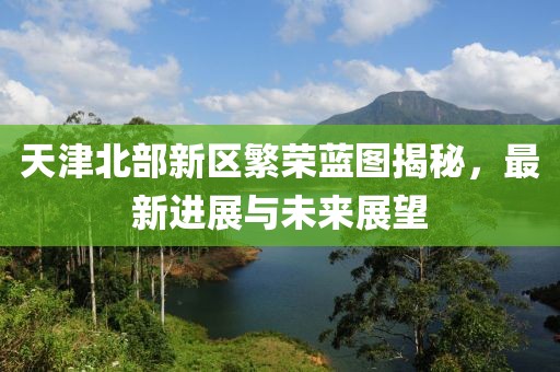天津北部新区繁荣蓝图揭秘，最新进展与未来展望