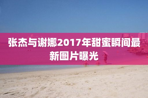 张杰与谢娜2017年甜蜜瞬间最新图片曝光