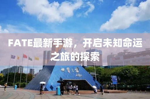 FATE最新手游，开启未知命运之旅的探索