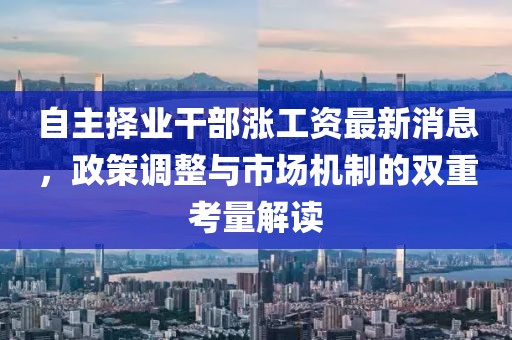 自主择业干部涨工资最新消息，政策调整与市场机制的双重考量解读
