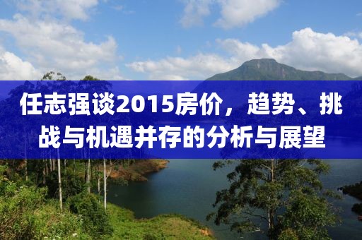 任志强谈2015房价，趋势、挑战与机遇并存的分析与展望