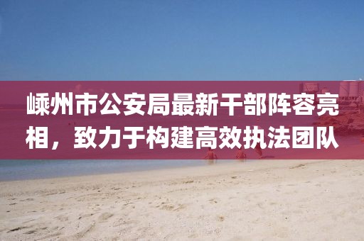嵊州市公安局最新干部阵容亮相，致力于构建高效执法团队
