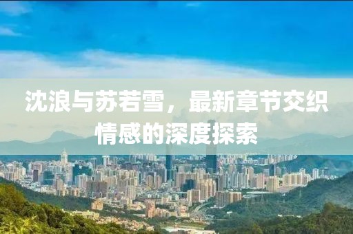 沈浪与苏若雪，最新章节交织情感的深度探索