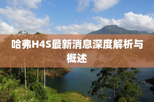 哈弗H4S最新消息深度解析与概述