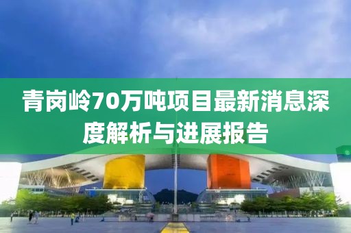 青岗岭70万吨项目最新消息深度解析与进展报告
