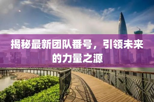 揭秘最新团队番号，引领未来的力量之源