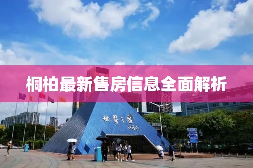桐柏最新售房信息全面解析