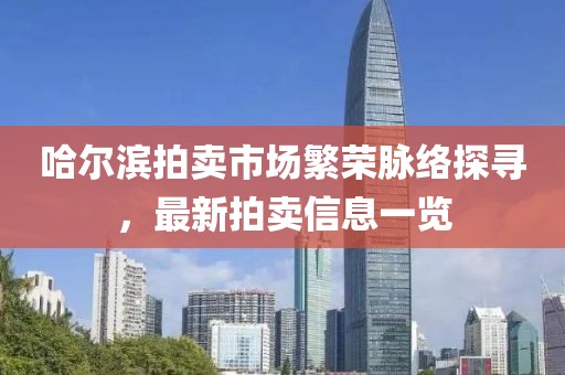 哈尔滨拍卖市场繁荣脉络探寻，最新拍卖信息一览