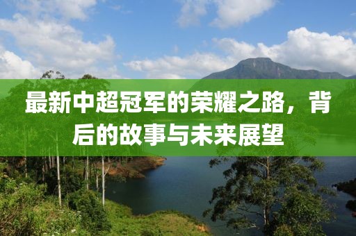 最新中超冠军的荣耀之路，背后的故事与未来展望