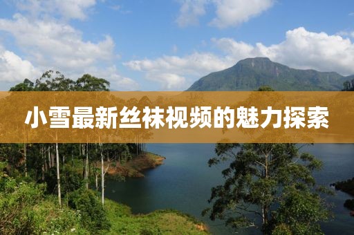 小雪最新丝袜视频的魅力探索