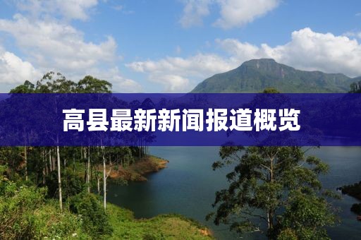 高县最新新闻报道概览