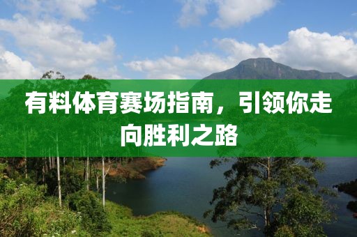 有料体育赛场指南，引领你走向胜利之路