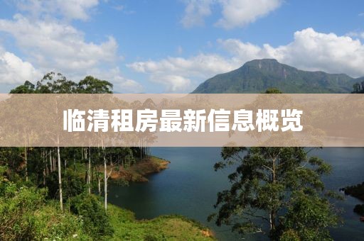临清租房最新信息概览