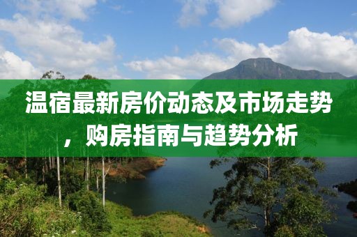 温宿最新房价动态及市场走势，购房指南与趋势分析