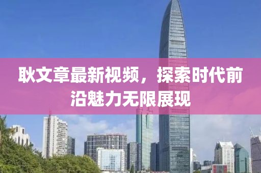 耿文章最新视频，探索时代前沿魅力无限展现