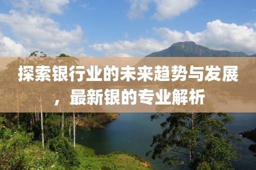探索银行业的未来趋势与发展，最新银的专业解析