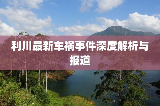 利川最新车祸事件深度解析与报道