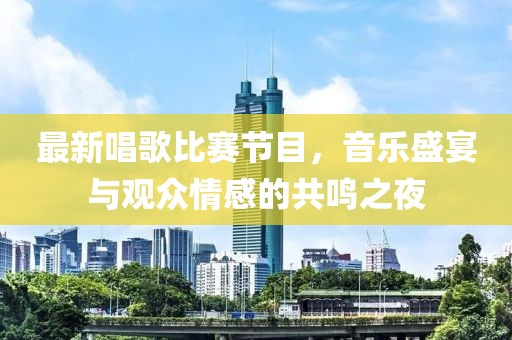 最新唱歌比赛节目，音乐盛宴与观众情感的共鸣之夜