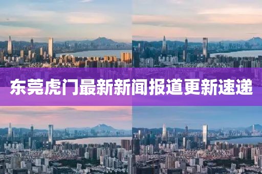 东莞虎门最新新闻报道更新速递