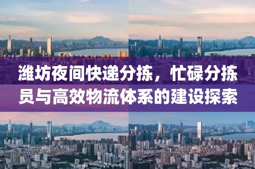 潍坊夜间快递分拣，忙碌分拣员与高效物流体系的建设探索