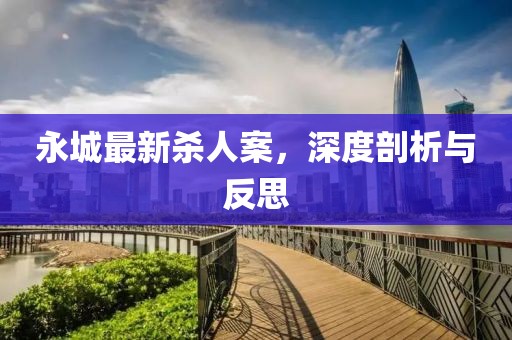 永城最新杀人案，深度剖析与反思