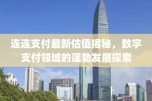 连连支付最新估值揭秘，数字支付领域的蓬勃发展探索