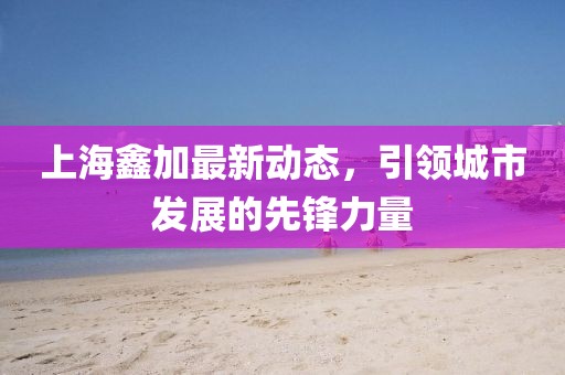 上海鑫加最新动态，引领城市发展的先锋力量