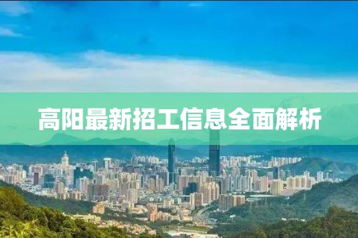 高阳最新招工信息全面解析