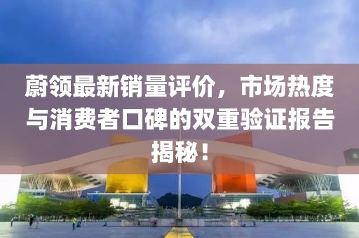蔚领最新销量评价，市场热度与消费者口碑的双重验证报告揭秘！