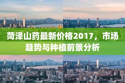 菏泽山药最新价格2017，市场趋势与种植前景分析