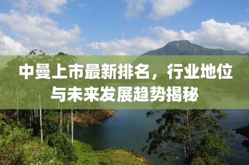 中曼上市最新排名，行业地位与未来发展趋势揭秘