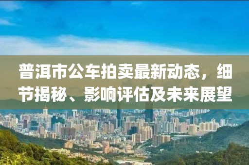 普洱市公车拍卖最新动态，细节揭秘、影响评估及未来展望