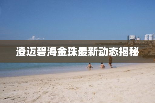 澄迈碧海金珠最新动态揭秘