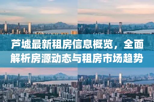 芦墟最新租房信息概览，全面解析房源动态与租房市场趋势