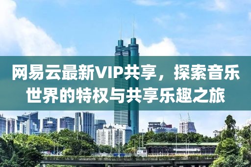 网易云最新VIP共享，探索音乐世界的特权与共享乐趣之旅
