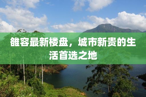 雒容最新楼盘，城市新贵的生活首选之地