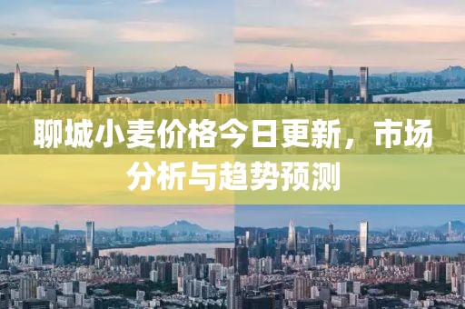 聊城小麦价格今日更新，市场分析与趋势预测