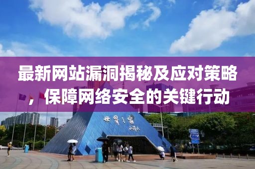 最新网站漏洞揭秘及应对策略，保障网络安全的关键行动