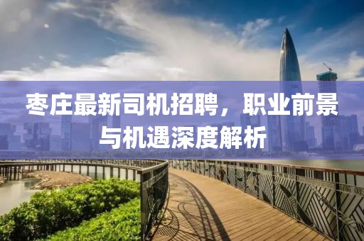 枣庄最新司机招聘，职业前景与机遇深度解析