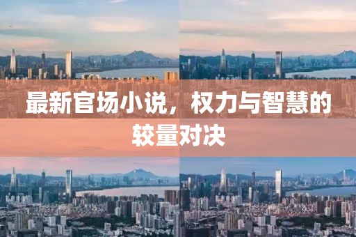 最新官场小说，权力与智慧的较量对决