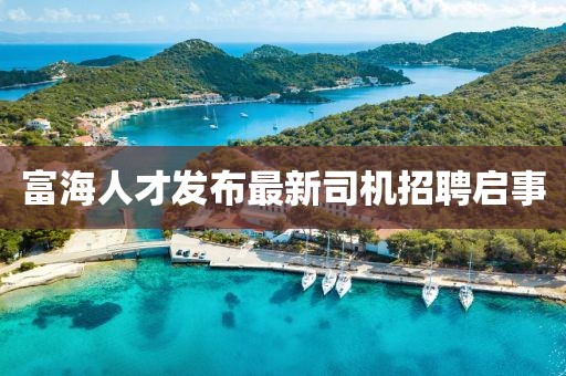 富海人才发布最新司机招聘启事