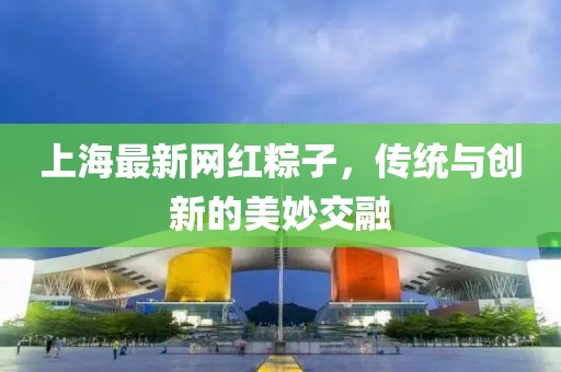 上海最新网红粽子，传统与创新的美妙交融