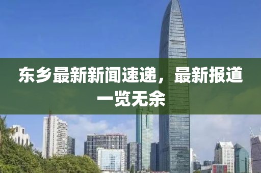 东乡最新新闻速递，最新报道一览无余