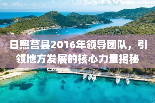 日照莒县2016年领导团队，引领地方发展的核心力量揭秘